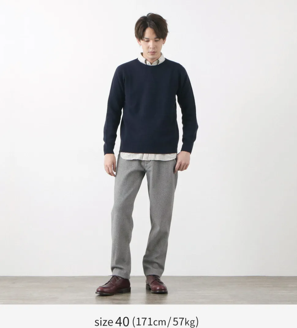 HARLEY OF SCOTLAND / Crew Neck Knit