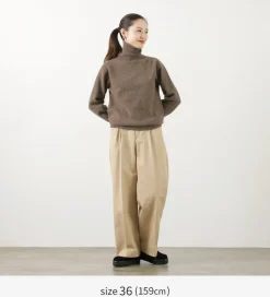HARLEY OF SCOTLAND / Turtleneck Knit