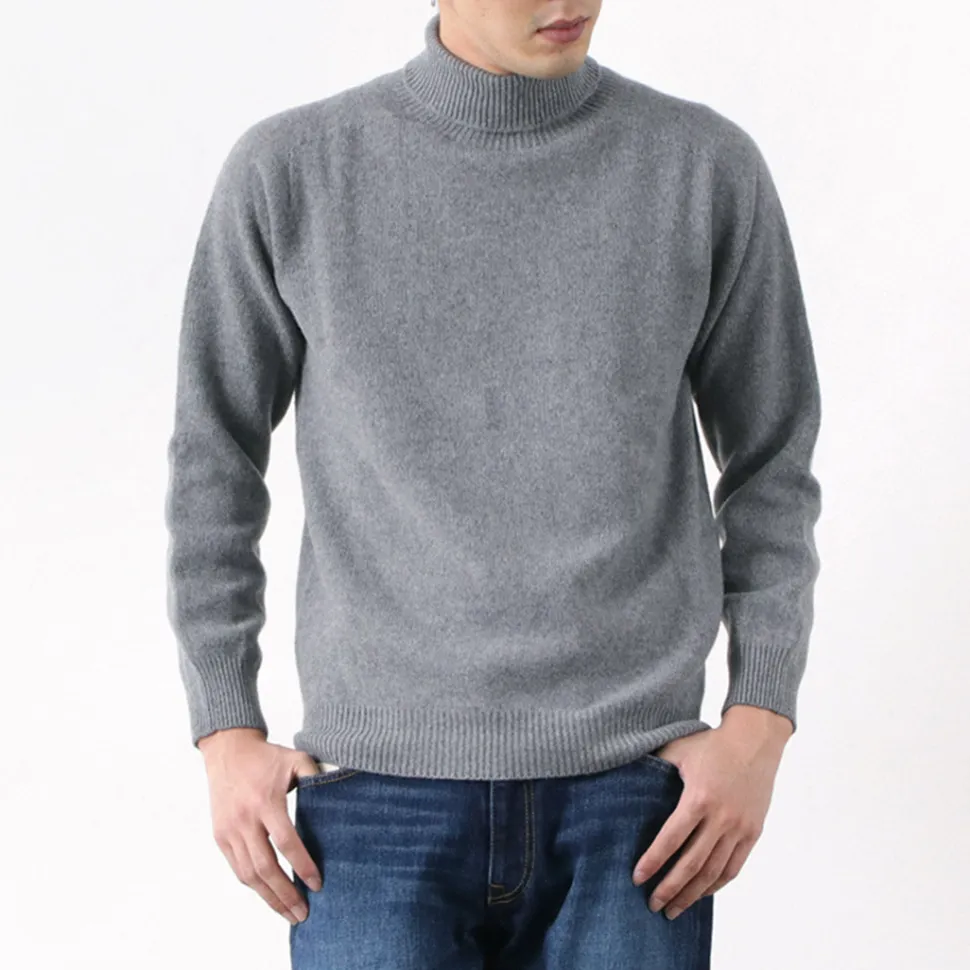 HARLEY OF SCOTLAND / Turtleneck Knit