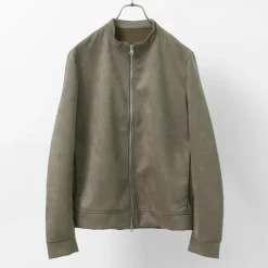 HARRISS / Knit Suede Double Zip Riders