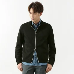 HARRISS / Knit Suede Double Zip Riders
