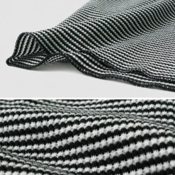 HEALTHKNIT / Basic Waffle Henley Neck Long Sleeve