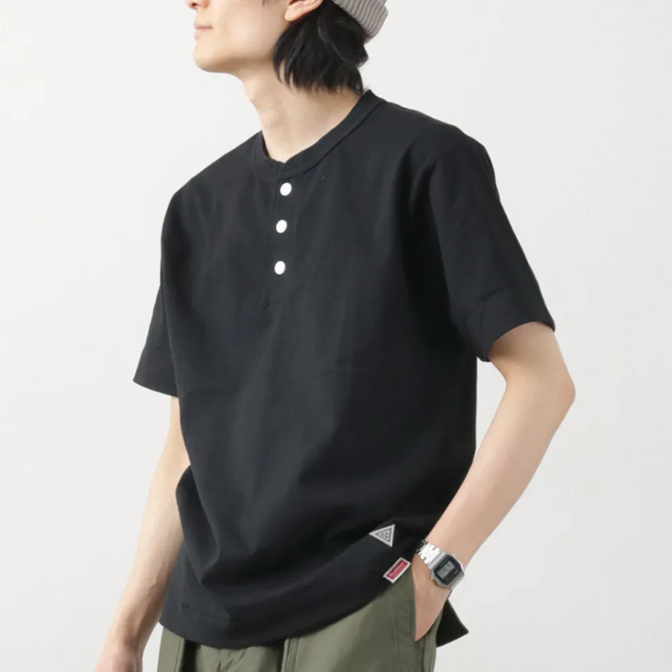 HEALTHKNIT / HEALTHKNIT x RAGHenry Neck T-shirt
