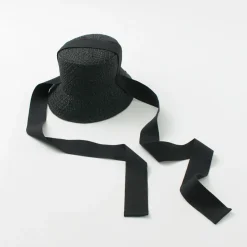 HICOSAKA / Paper Knit Bucket Ribbon Hat