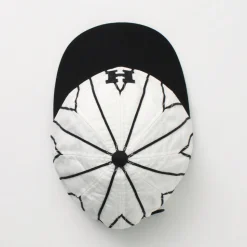 HICOSAKA / Striped 8 Panel Logo Cap
