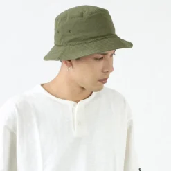 HIGHER / Bespoke Vintage Herringbone Bucket Hat