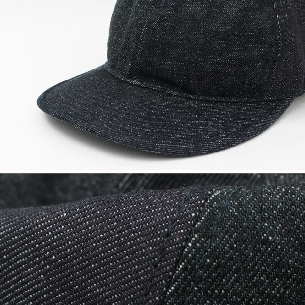 HIGHER / Denim multi-panel cap