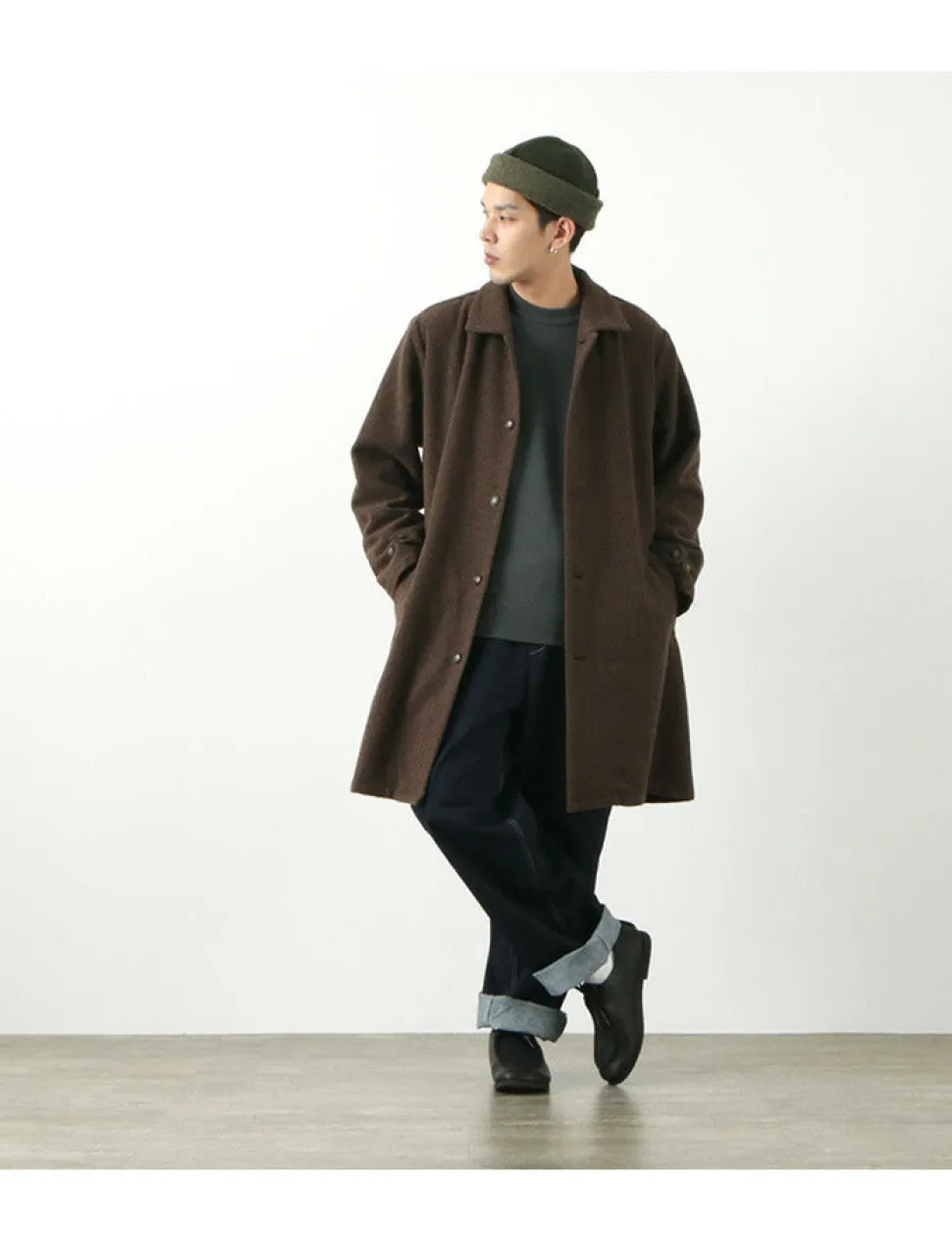 HIGHER / Vintage Wool Flannel Beanie
