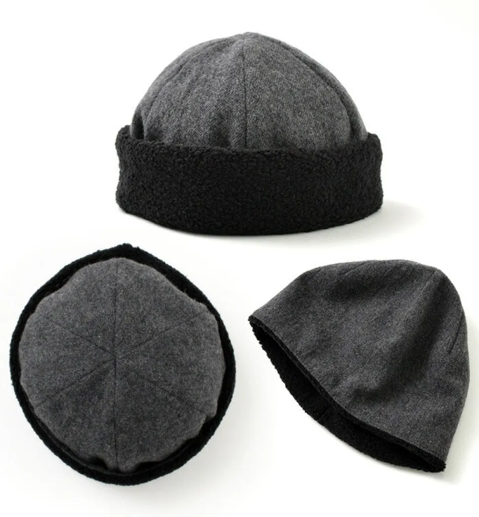 HIGHER / Vintage Wool Flannel Beanie