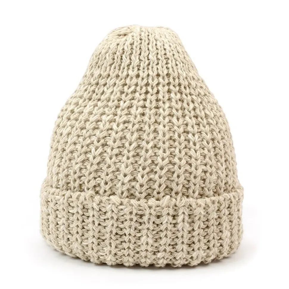 HIGHLAND 2000 / Cotton Linen Short Knitsted Cap