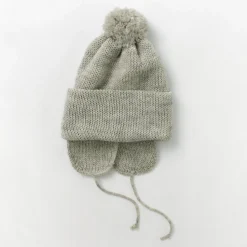 HIGHLAND 2000 / 3G Solid Bobcap Double Ear Cover and Pom Pom and Chin Rope (20cm)