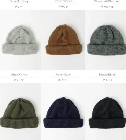 HIGHLAND 2000 / Merino Alpaca Tubular Bobby Cap (Double Turn Up)