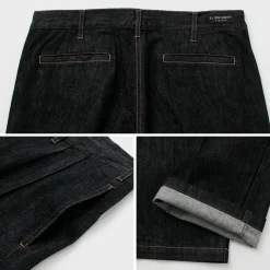 ILL ONE EIGHTY / Denim 2-tuck pants
