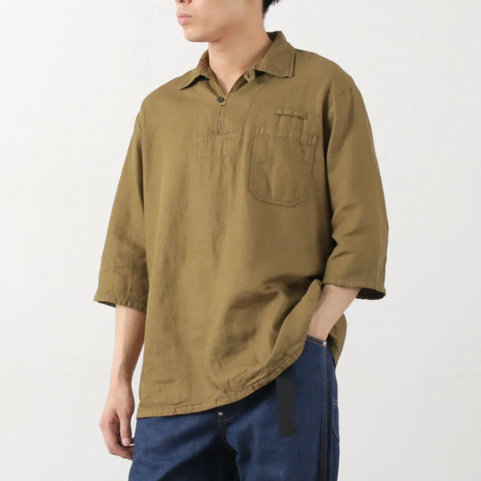 JAPAN BLUE JEANS / CODE:SILVER Military Pullover Shirt