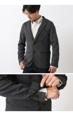 JAPAN BLUE JEANS / Full flannel serge tailored jacket