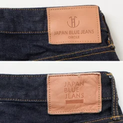 JAPAN BLUE JEANS / J504 Circle Loose 12.5oz African Cotton Selvic Used Wash
