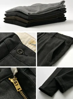 JAPAN BLUE JEANS / Officer Tapered Full Flanser Trousers