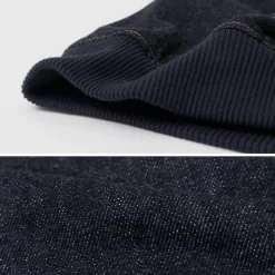 JAPAN BLUE JEANS / 13.5oz Crunch Denim Bomber Jacket