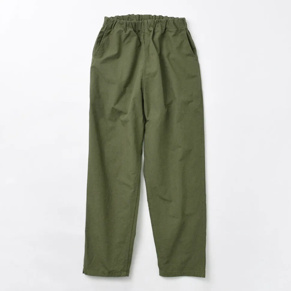 JAPAN BLUE JEANS / Ripstop garment dye relaxed trousers