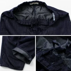 JAPAN BLUE JEANS / RJB7570 Cotton Linen Denim Knicker Trousers