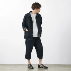 JAPAN BLUE JEANS / RJB7570 Cotton Linen Denim Knicker Trousers