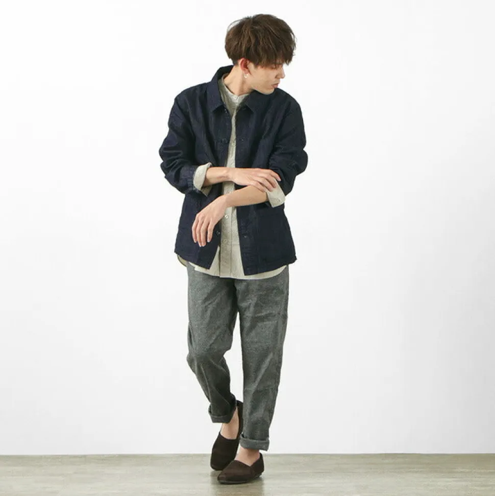 JAPAN BLUE JEANS / RJB7070 Summer French Coverall Jacket Cotton Linen Denim