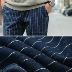 JAPAN BLUE JEANS / RJB1620Wide tapered chino stripe