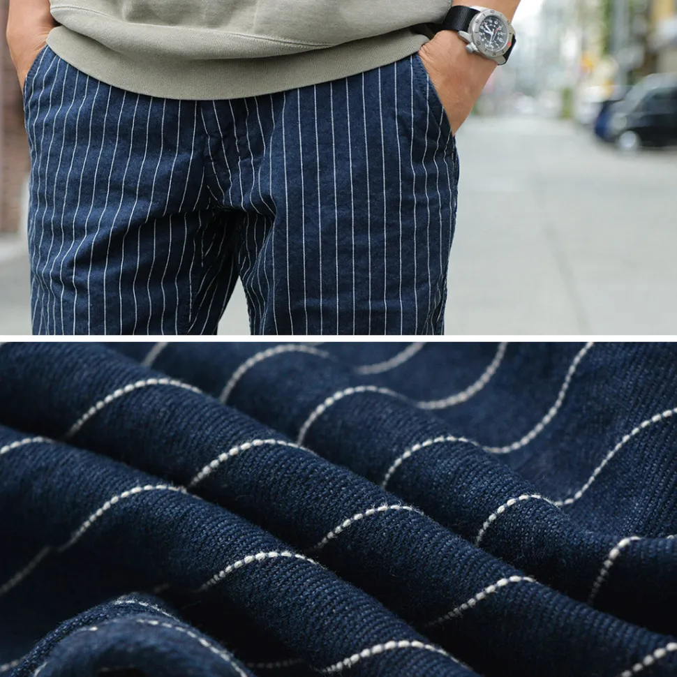 JAPAN BLUE JEANS / RJB1620Wide tapered chino stripe