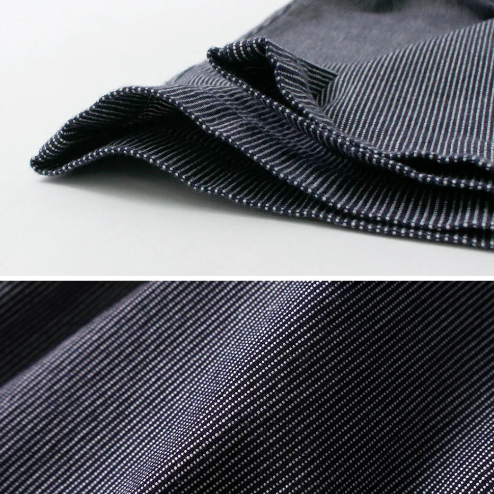 JAPAN BLUE JEANS / Wide Tapered Hickory Pants