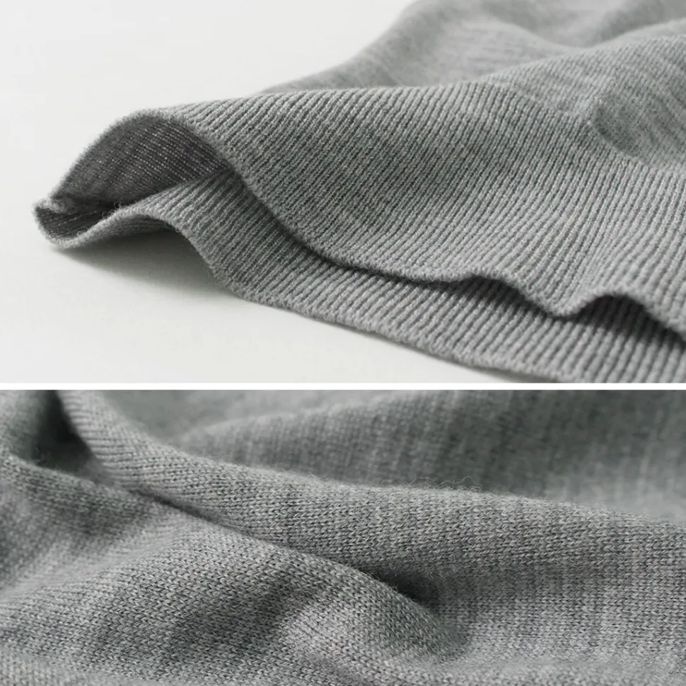 JOHN SMEDLEY / Merino Wool 30 Gauge Turtleneck Knit MODERN FIT