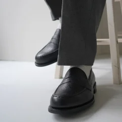 JOSEPH CHEANEY / Howard R Coin Loafer Grained Calf
