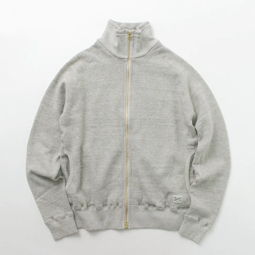 KEPANI / Great Smoky Raffybrushed-lining stand neck sweatshirt jacket