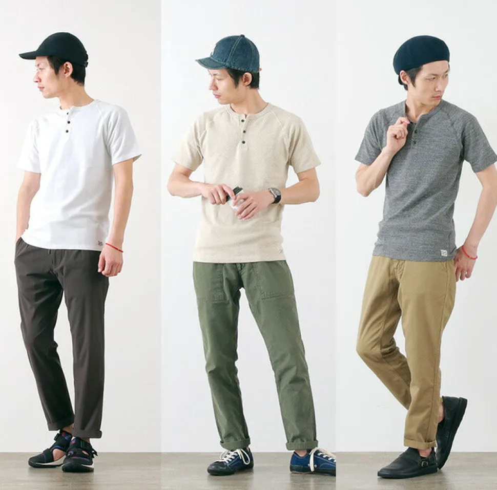 KEPANI / Raffy Spun Milled Henry Neck T-Shirt
