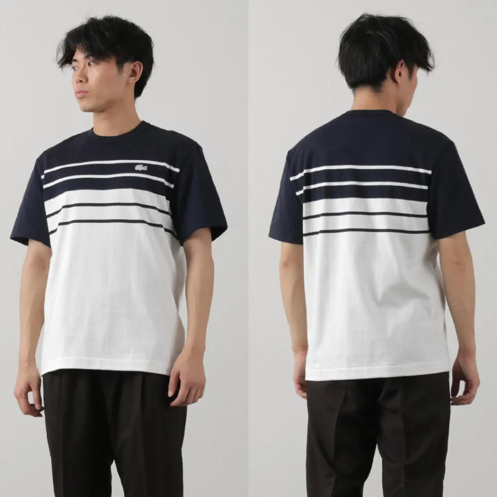 LACOSTE / Stripe T-Shirt