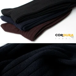 LIFE LONG BY GLEN CLYDE / TS-5 Cotton and Cordura Rib Socks