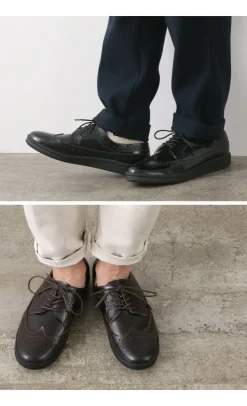 MANEBU / MNB-003 Leather Sneakers