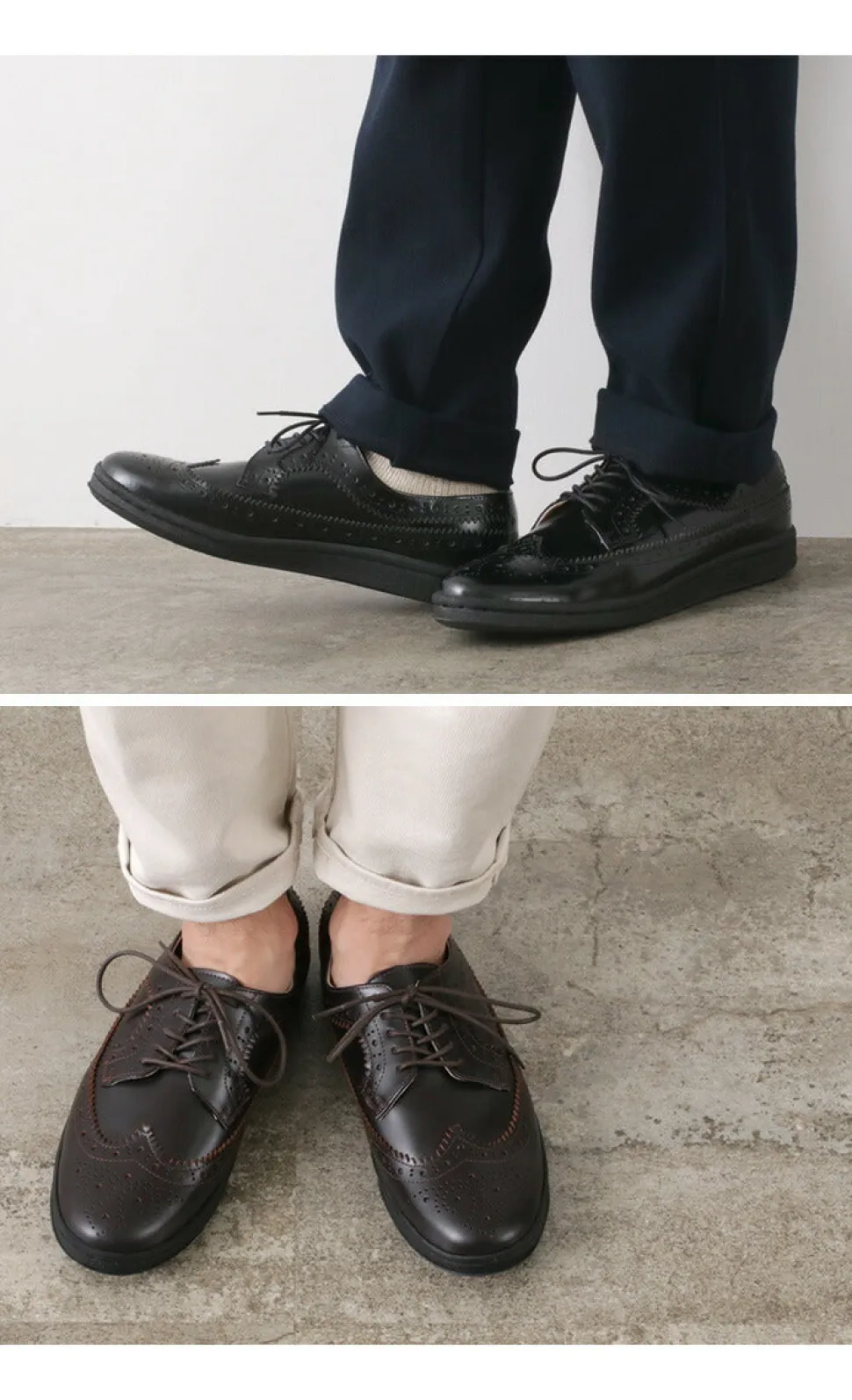 MANEBU / MNB-003 Leather Sneakers