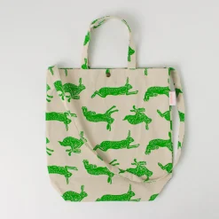 MIKAMI / Cotton twill sling tote bag