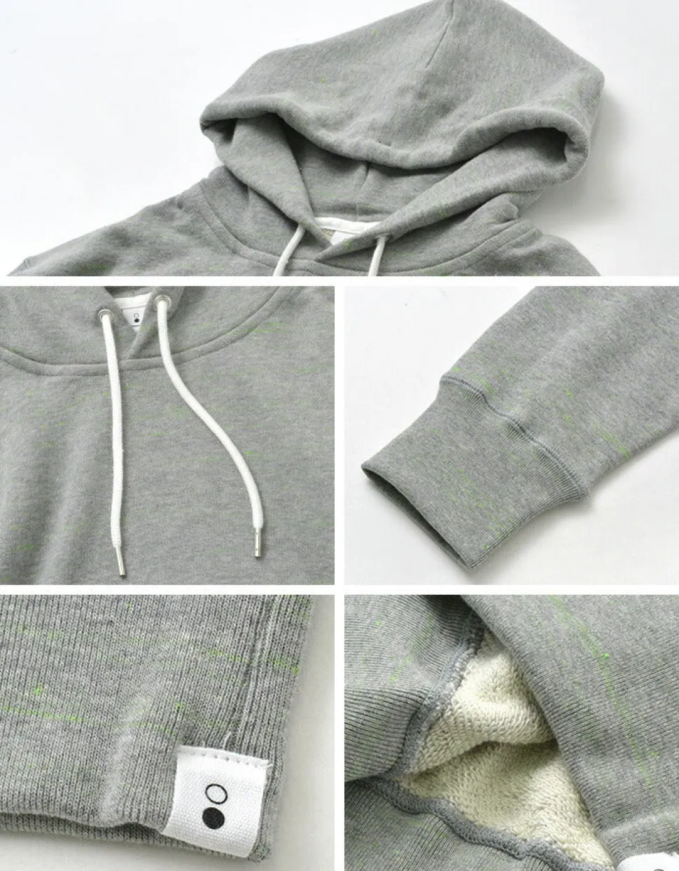 MOC T / Neon Script Loop Weel Hoodie