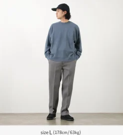 MOC T / Neon Script Loopwheel Overdyed Raglan Long Sleeve Sweatshirt
