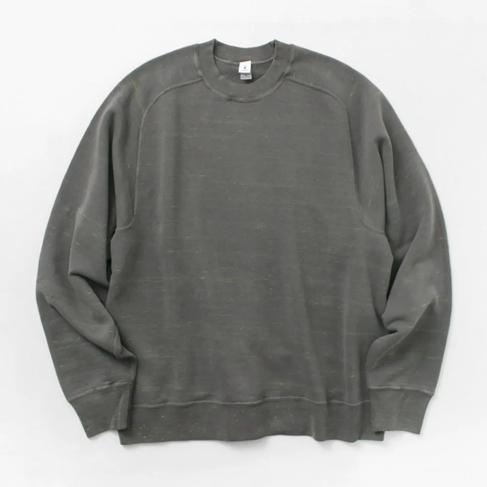 MOC T / Neon Script Loopwheel Overdyed Raglan Long Sleeve Sweatshirt