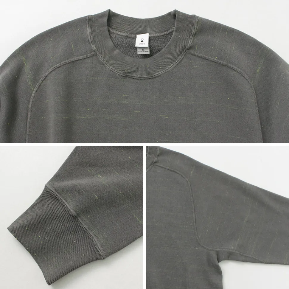 MOC T / Neon Script Loopwheel Overdyed Raglan Long Sleeve Sweatshirt