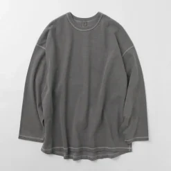 MOC T / Plating Jersey Crew Neck Long Sleeve Big Tee