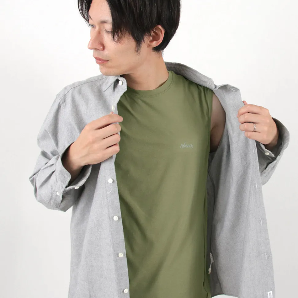 NANGA / Dry base layer no sleeve tee