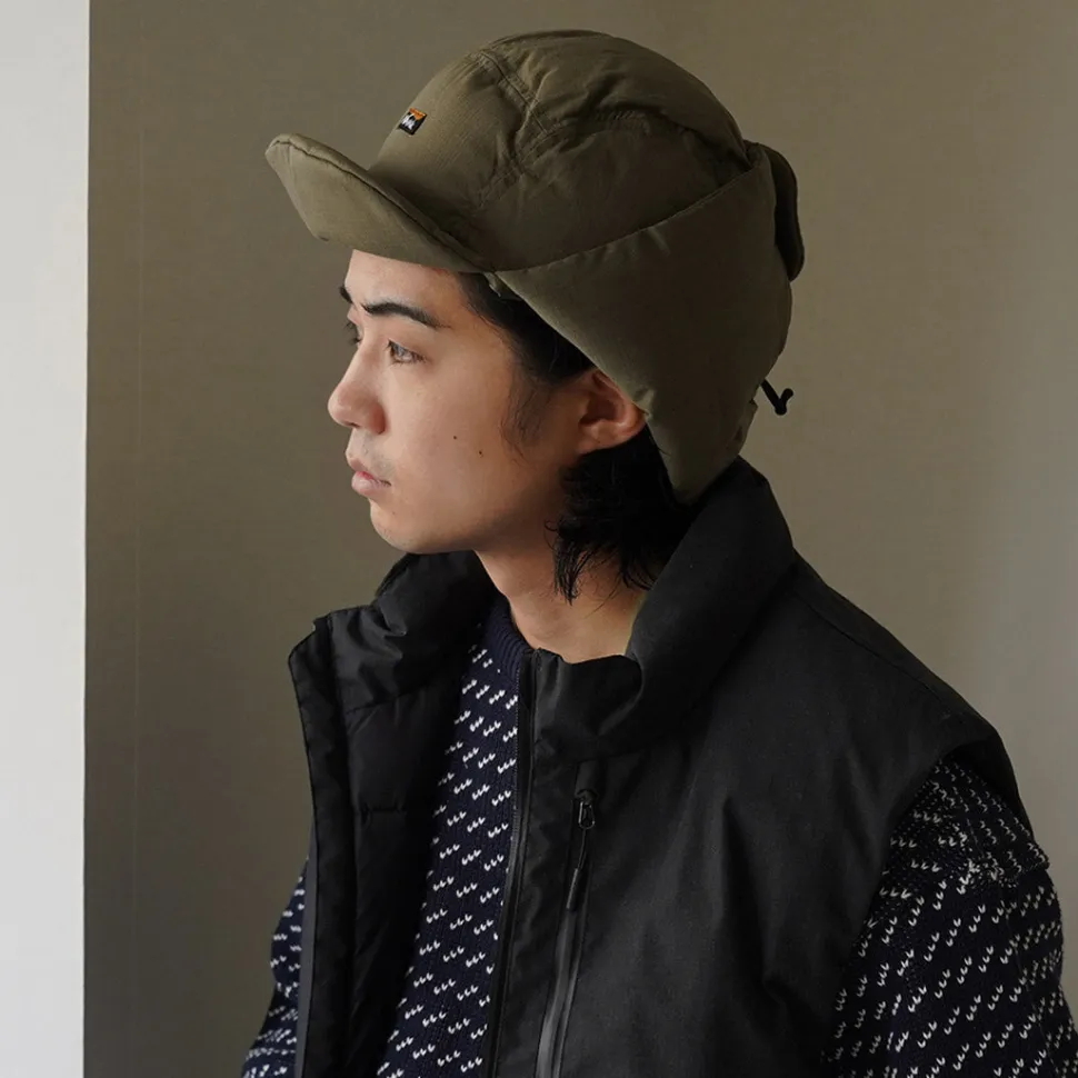 NANGA / Fire-resistant Ripstop Down Earflap Cap