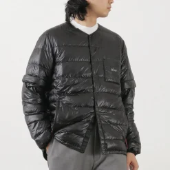 NANGA / Inner Down Cardigan Detachable Sleeve
