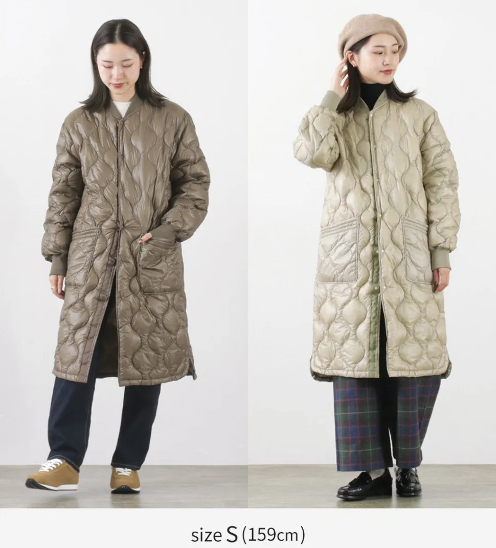 NANGA / Onion quilt down half coat