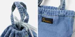 NAPRON / 8oz Bleached Denim Patient Bag Small 5L
