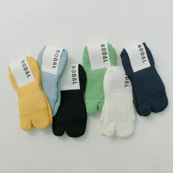 NODAL / Paper Yarn Ankle Pile Socks