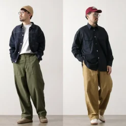 ORDINARY FITS / James Fatigue Back Satin